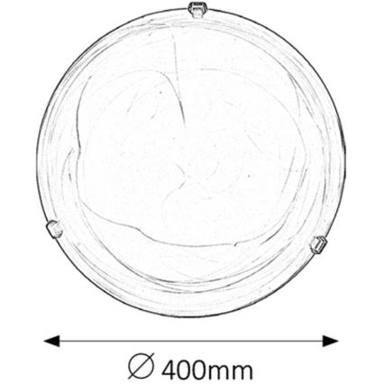 Rabalux - Luz de teto 2xE27/60W/230V