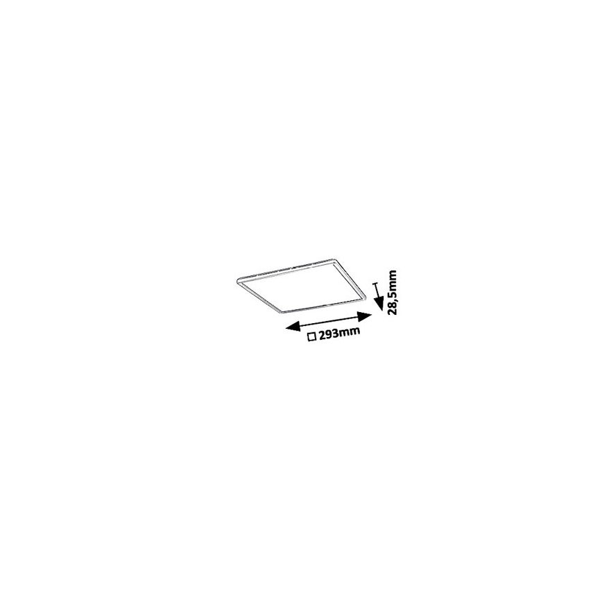 Rabalux - Plafon LED/18W/230V 29,3x29,3 cm