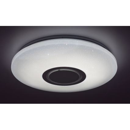 Rabalux - Luminária de teto LED RGB dimerizável com altifalante LED/24W/230V Wi-Fi Tuya + controlo remoto Ø 40 cm