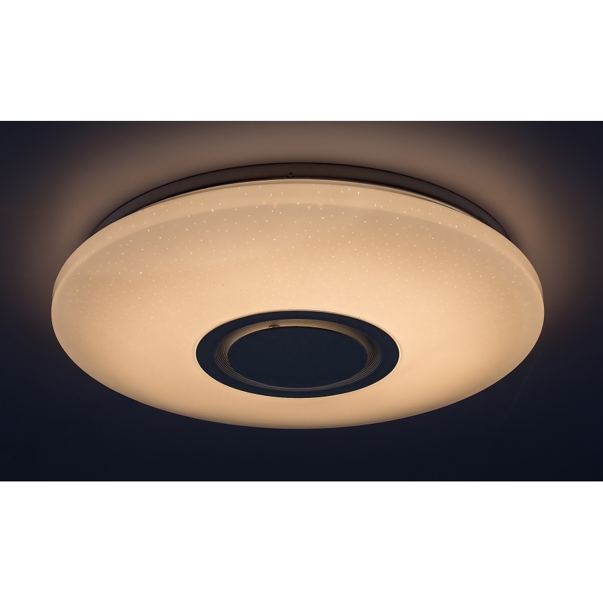 Rabalux - Luminária de teto LED RGB dimerizável com altifalante LED/24W/230V Wi-Fi Tuya + controlo remoto Ø 40 cm