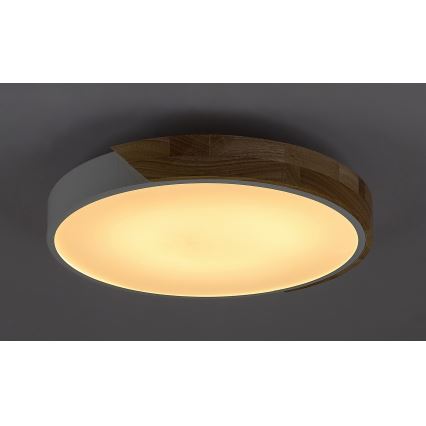 Rabalux - Iluminação de teto LED LED/24W/230V branco/carvalho