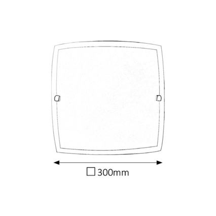 Rabalux - Luz de teto 1xE27/60W/230V