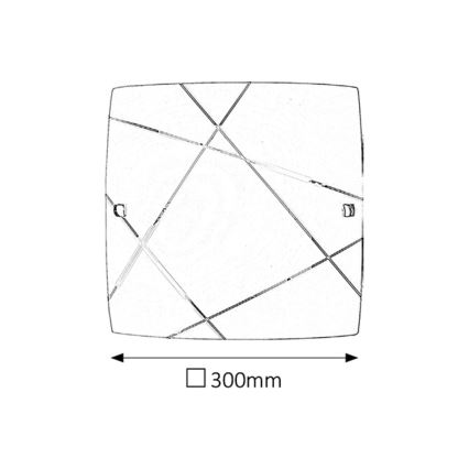 Rabalux - Luz de parede 1xE27/60W/230V