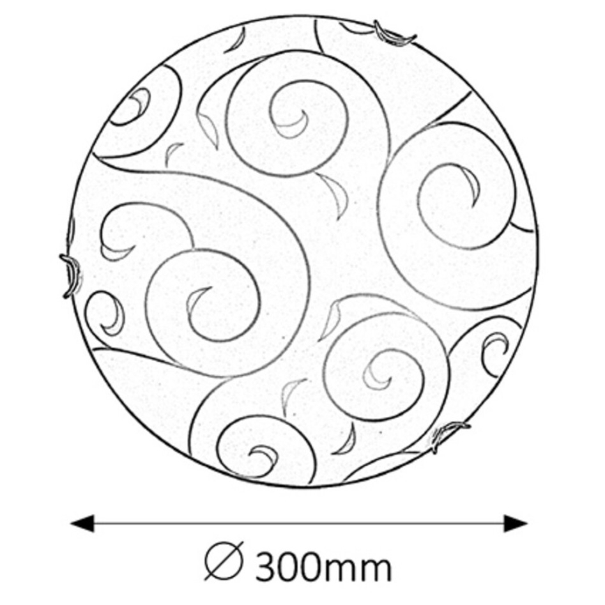Rabalux - Luz de parede 1xE27/60W/230V