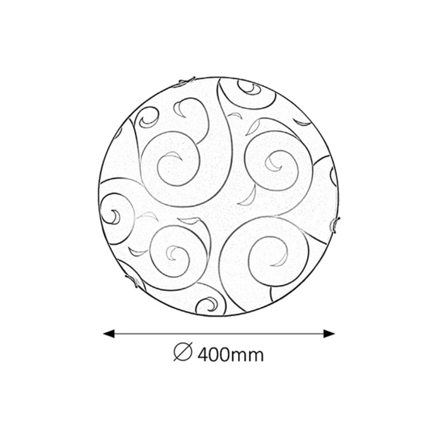 Rabalux - Luz de teto 2xE27/60W/230V