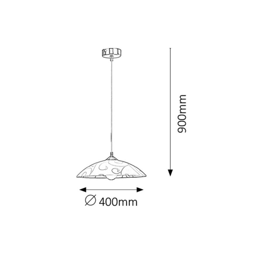 Rabalux - Candelabro 1xE27/60W/230V