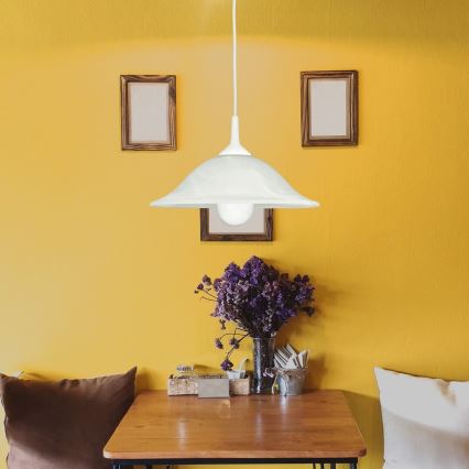 Rabalux - Lustre 1xE27/60W/230V vidro alabastrino