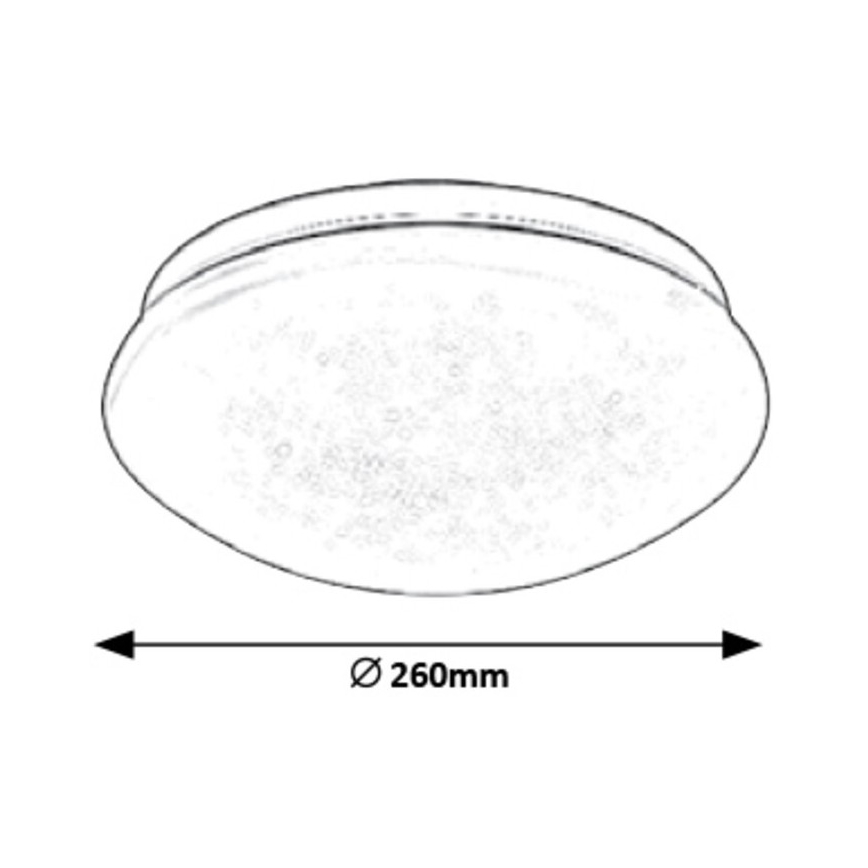 Rabalux - Iluminação de teto LED LED/12W/230V diâmetro 26 cm