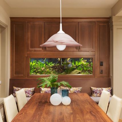 Rabalux - Lustre 1xE27/60W/230V vidro alabastro