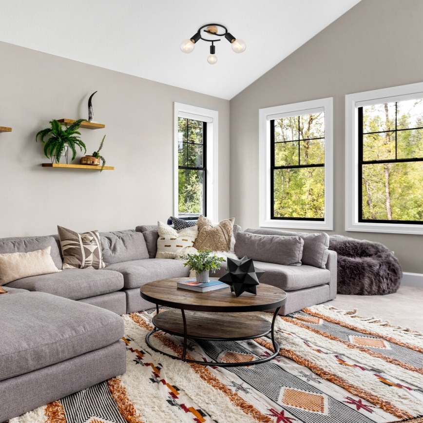 Rabalux - Foco 3xE27/40W/230V árvore da borracha