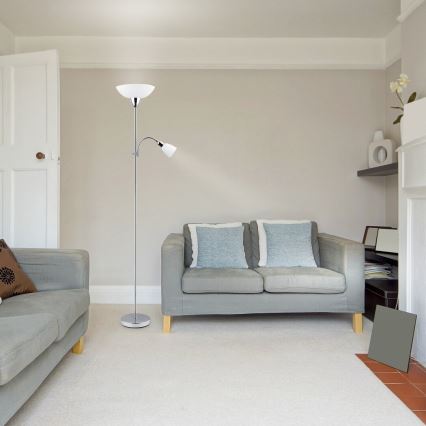 Rabalux - candeeiro de pé 1xE27/60W+E14/40W