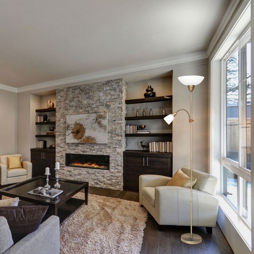 Rabalux - Candeeiro de pé 1xE27/60W+E14/40W