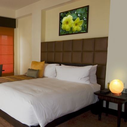 Rabalux - Lâmpada de sal 1xE14/15W/230V em acácia 2,6 kg