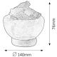Rabalux - (Himalayan) Candeeiro de sal 1xE14/15W/230V 3,2 kg