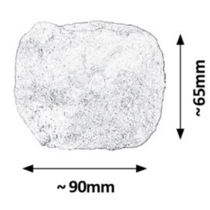 Rabalux - Lâmpada de sal - Castiçal 0,6 kg