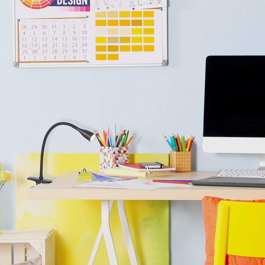 Rabalux - Candeeiro de mesa LED com clipe LED/4,5W/230V