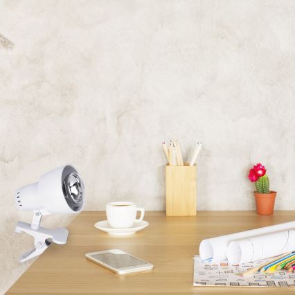 Rabalux - Candeeiro com clipe 1xE14/40W/230V branco