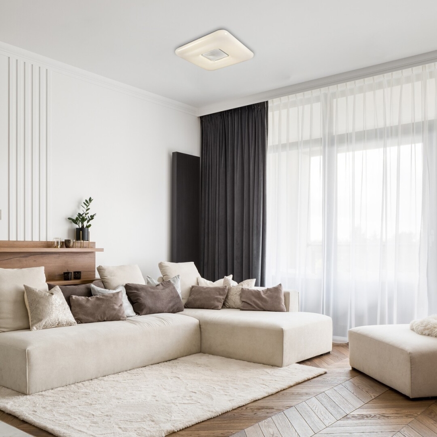 Rabalux - Candeeiro de tecto LED dimerizável LED/70W/230V + controlo remoto 44x44 cm