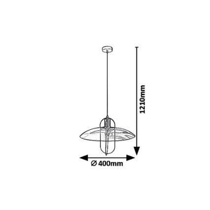 Rabalux 5000 - Candelabro num fio VIDA 1xE27/8W/230V