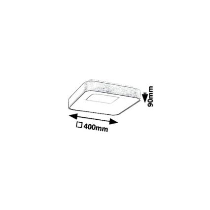 Rabalux - Iluminação de teto LED CARMELA LED/30W/230V 40x40 cm