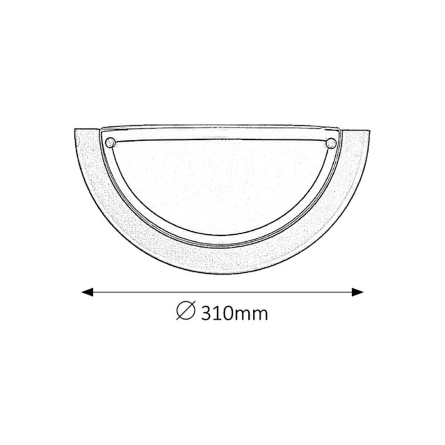 Rabalux - Iluminação de parede 1xE27/60W/230V