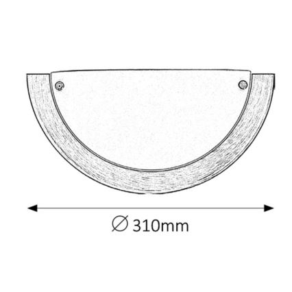 Rabalux - Iluminação de parede 1xE27/60W/230V