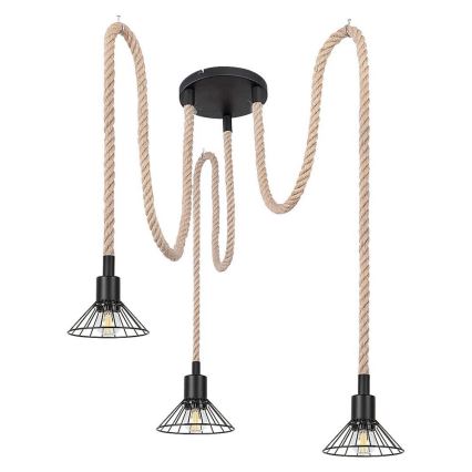 Rabalux - Candeeiro suspenso 3xE27/40W/230V aranha