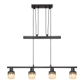 Rabalux 5345 - Candelabro num fio LACEY 4xE14/40W/230V