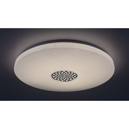 Rabalux - Luminária de teto LED RGB regulável LED/40W/230V 3000-6500K Wi-Fi Tuya diâmetro 60 cm + controlo remoto