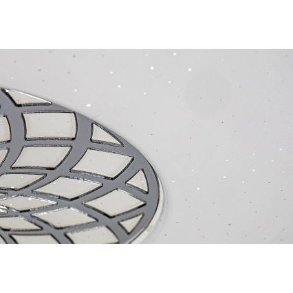 Rabalux - Luminária de teto LED RGB regulável LED/40W/230V 3000-6500K Wi-Fi Tuya diâmetro 60 cm + controlo remoto