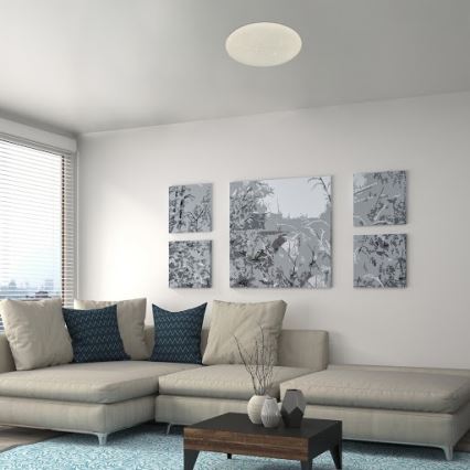 Rabalux - Candeeiro de tecto LED dimerizável LED/24W/230V Wi-Fi 3000-6500K + controlo remoto Ø 39 cm