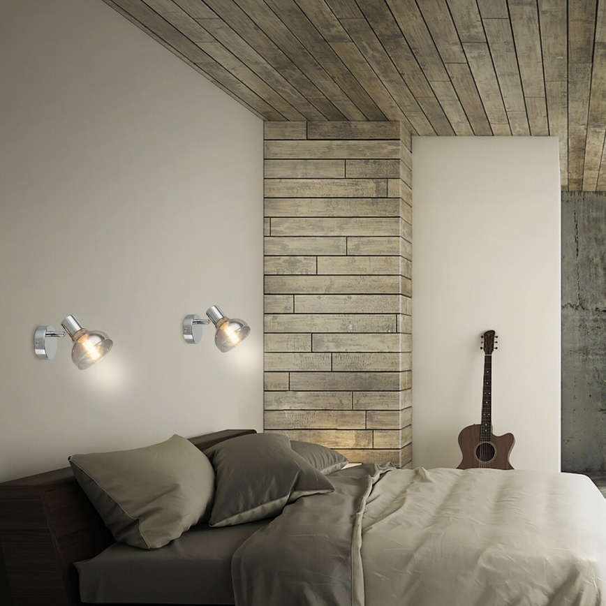 Rabalux - Luz de parede 1xE14/40W/230V cromo brilhante