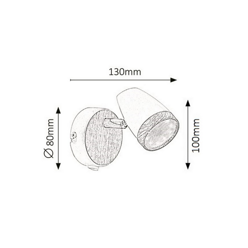 Rabalux - Luz de parede LED LED/4W/230V
