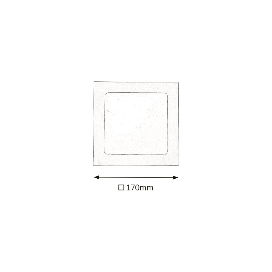 Rabalux - Foco de encastrar LED de casa de banho LED/12W/230V 3000K IP44