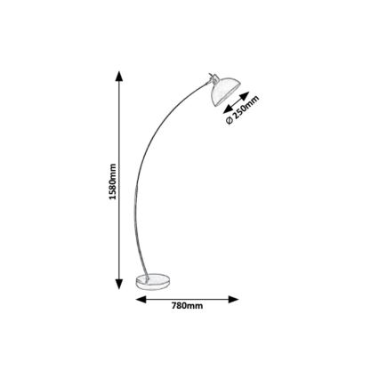 Rabalux - Luminária de piso 1xE27/40W/230V