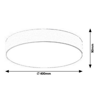 Rabalux - Iluminação de teto LED LED/24W/230V diâmetro 40 cm