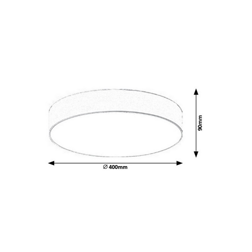 Rabalux - Iluminação de teto LED LED/24W/230V diâmetro 40 cm