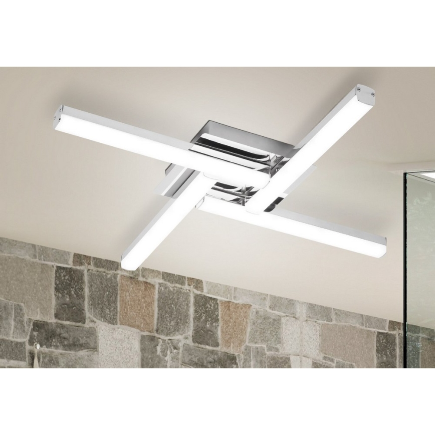 Rabalux - Iluminação de teto para casa de banho LED 4xLED/6W IP44 61x61 cm