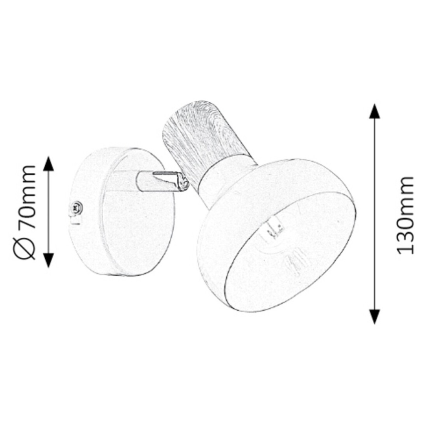 Rabalux - Foco de parede 1xE14/40W/230V 