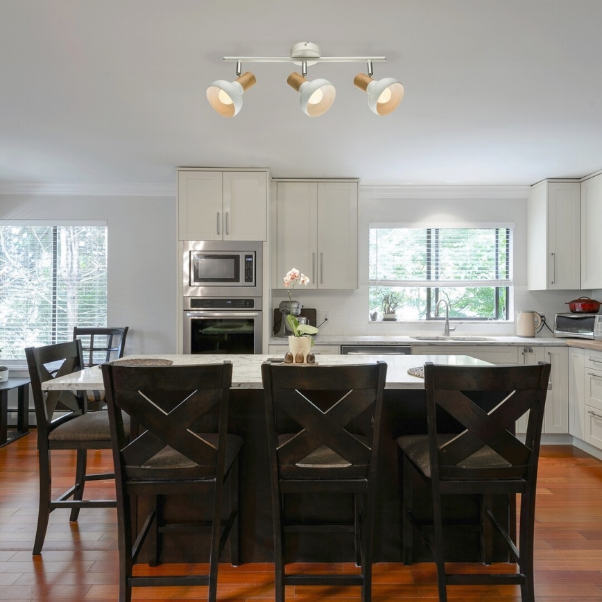 Rabalux - Foco 3xE14/40W/230V branco