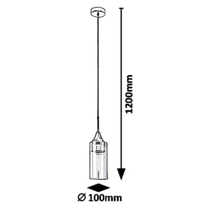 Rabalux 6349 - Candelabro num fio LED CANDICE LED/5W/230V