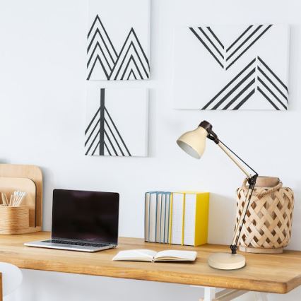 Rabalux 6410 - Lâmpada de mesa CARTER 1xE14/11W/230V