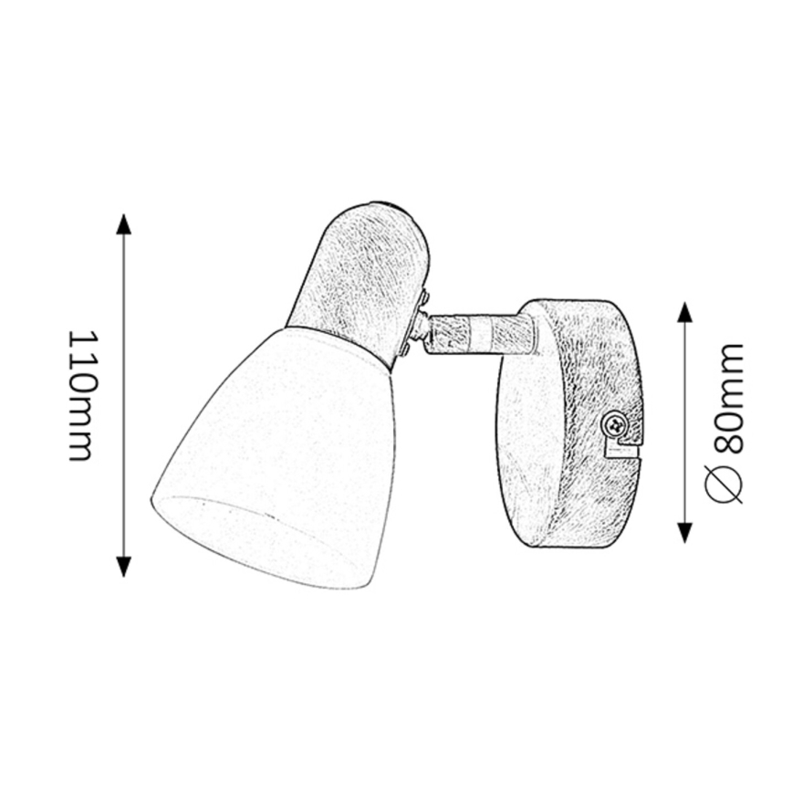 Rabalux - Foco 1xE14/40W/230V