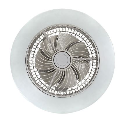 Rabalux - Iluminação de teto LED com regulação e ventoinha DALFON LED/36W/230V 3000-6000K + controlo remoto