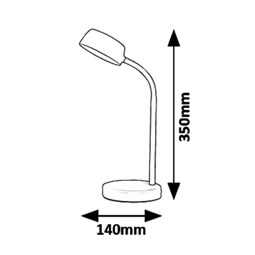 Rabalux 6778 - Candeeiro de mesa LED BERRY LED/4,5W/230V