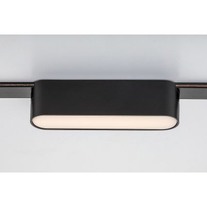 Rabalux - Candeeiro de teto LED para sistema de carris monofásico LED/6W/24V 3000K 11,5 cm preto