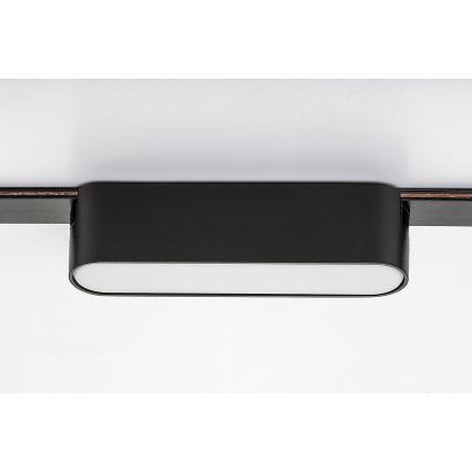Rabalux - Candeeiro de teto LED para sistema de carris monofásico LED/6W/24V 3000K 11,5 cm preto