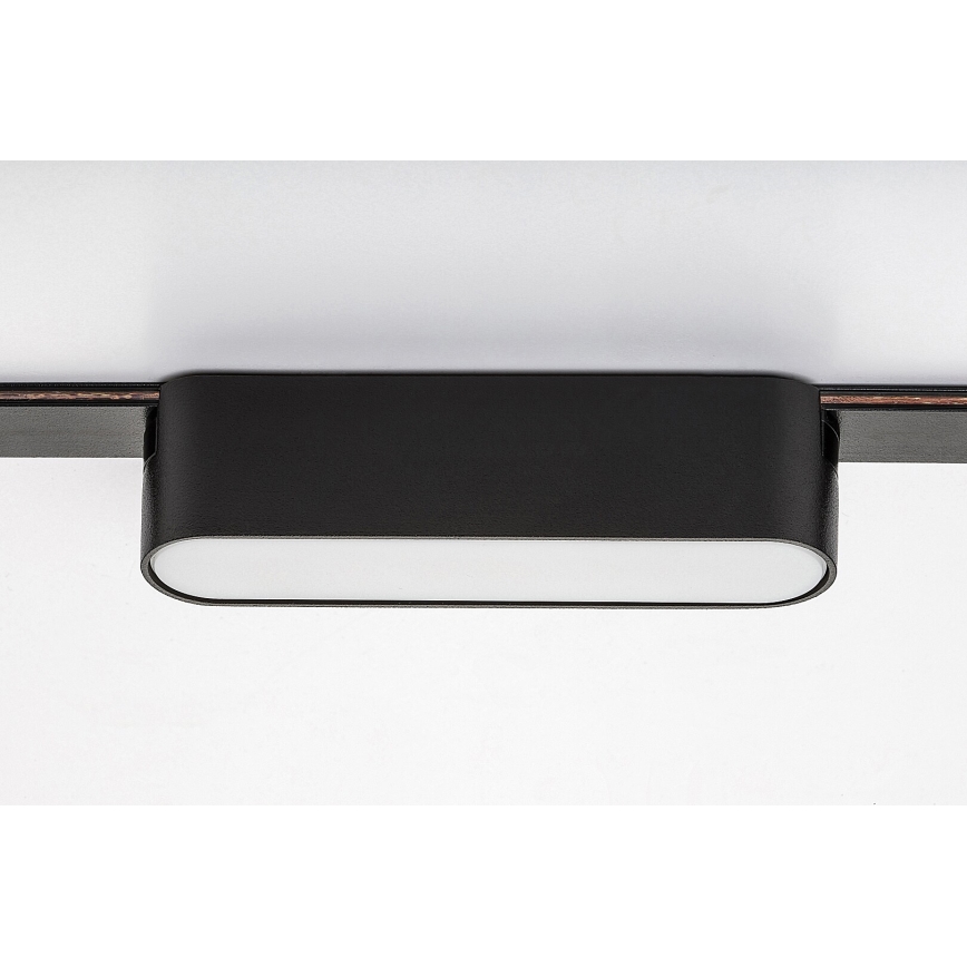 Rabalux - Candeeiro de teto LED para sistema de carris monofásico LED/6W/24V 3000K 11,5 cm preto