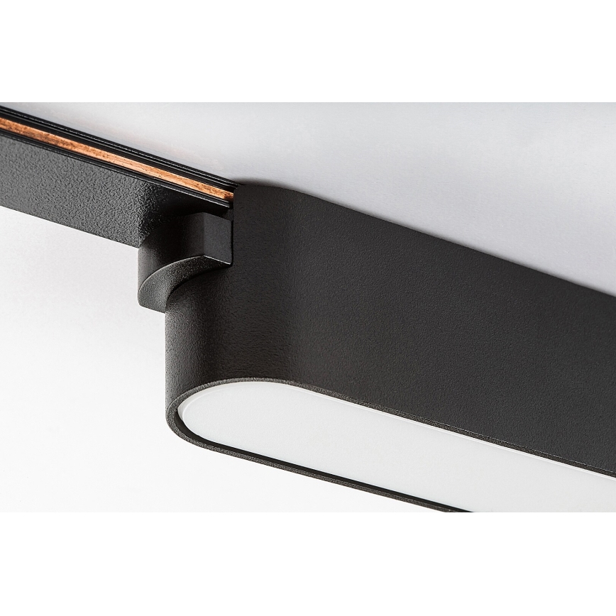 Rabalux - Candeeiro de teto LED para sistema de carris monofásico LED/6W/24V 3000K 11,5 cm preto