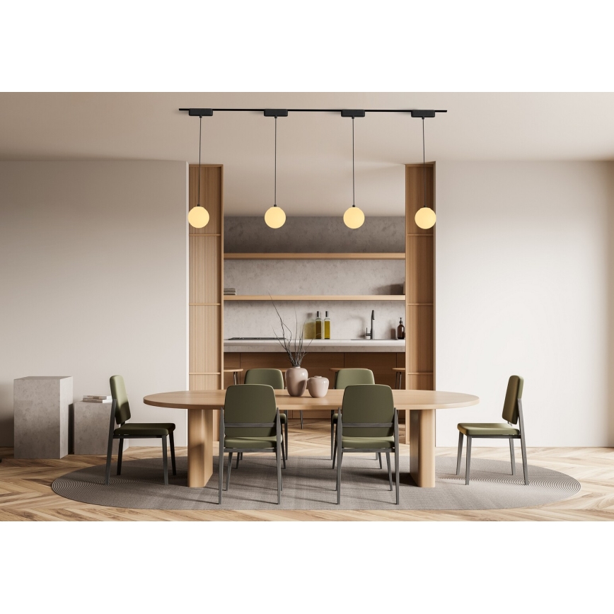 Rabalux - Candeeiro suspenso LED para sistema de carris monofásico LED/5W/24V 3000K preto